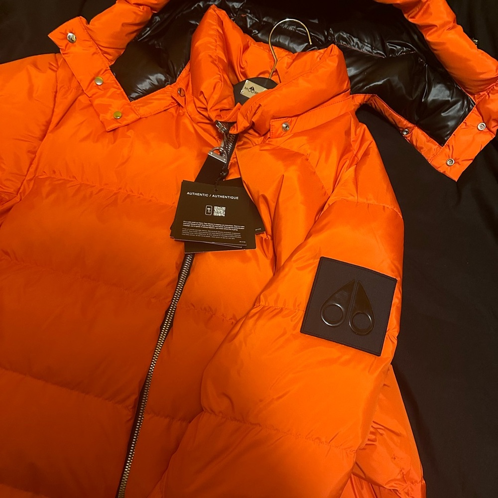 Jacket is brand new never worn and comes with all the tags and the bag goes with
